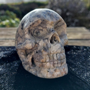 **Reserved for Karen** Blue Feldspar Skull