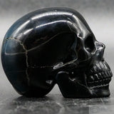 Blue Tiger Eye Human Skull (BTE08)