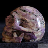 Charoite Human Skull