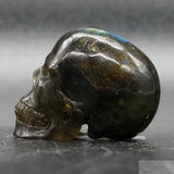 Labradorite Human Skull (Lab09)