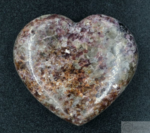 Lepidolite Heart