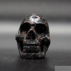 Red Snowflake Obsidian Human Skull (RSO01)