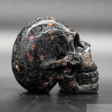 Red Snowflake Obsidian Human Skull (RSO01)