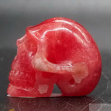 Rhodochrosite Human Skull