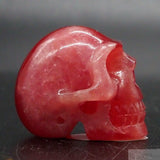 Rhodochrosite Human Skull