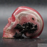 Rhodochrosite Human Skull