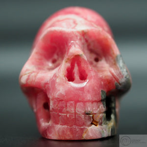 Rhodochrosite Skull