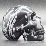 Snowflake Obsidian Human Skull (SnO05)