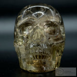 Citrine Human Skull